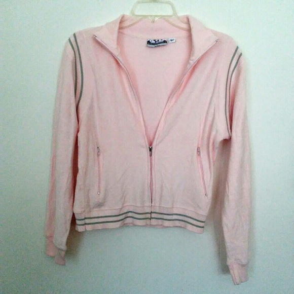 XL Steve & Barry's Pink Zip Front Jacket - Picture 2 of 4